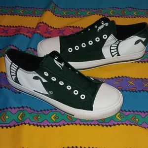 Michigan State Spartans Vintage Low Top Shoes MSU Sneakers